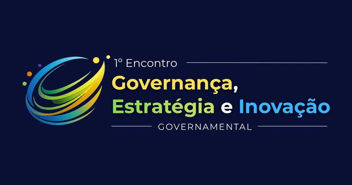 Imagem oficial do evento 1º Encontro de Governança, Estratégia e Inovação Governamental (GEIG)