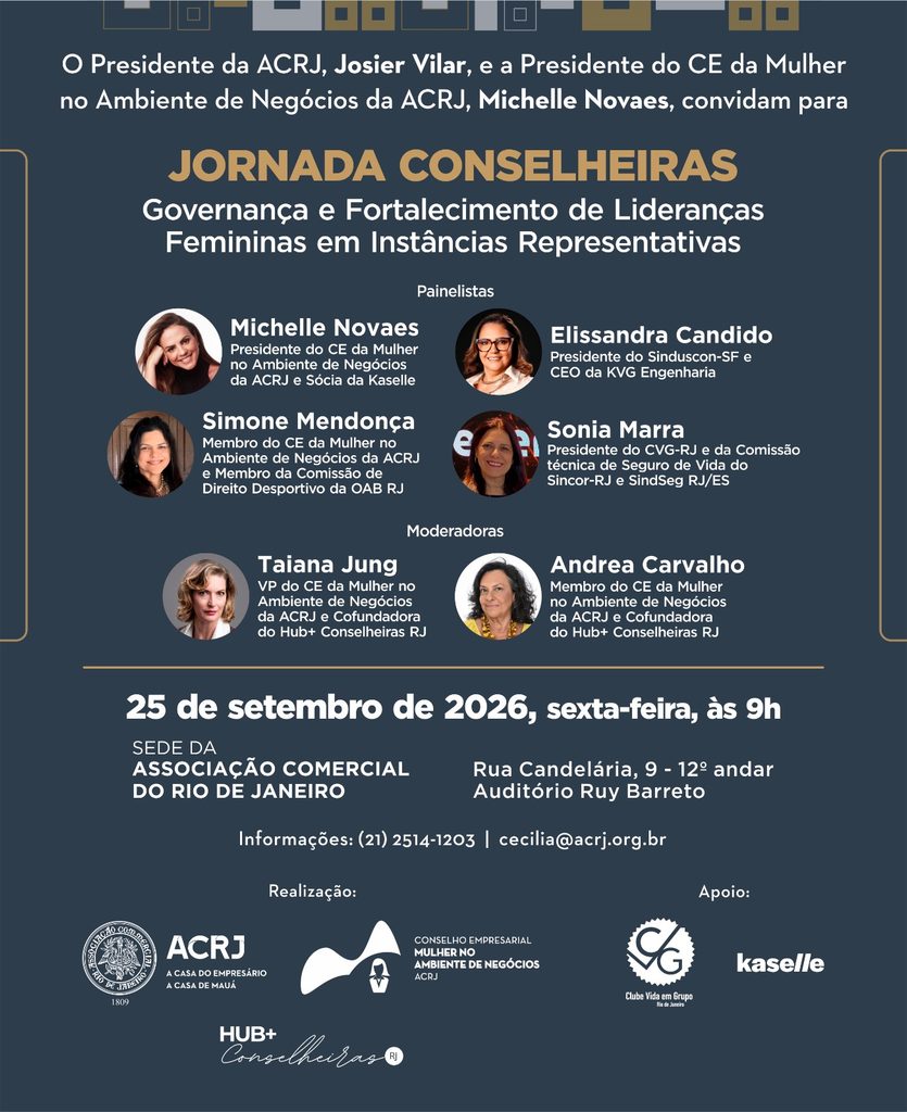 Imagem oficial do evento Jornada Conselheiras: Governança e Fortalecimento de Lideranças Femininas