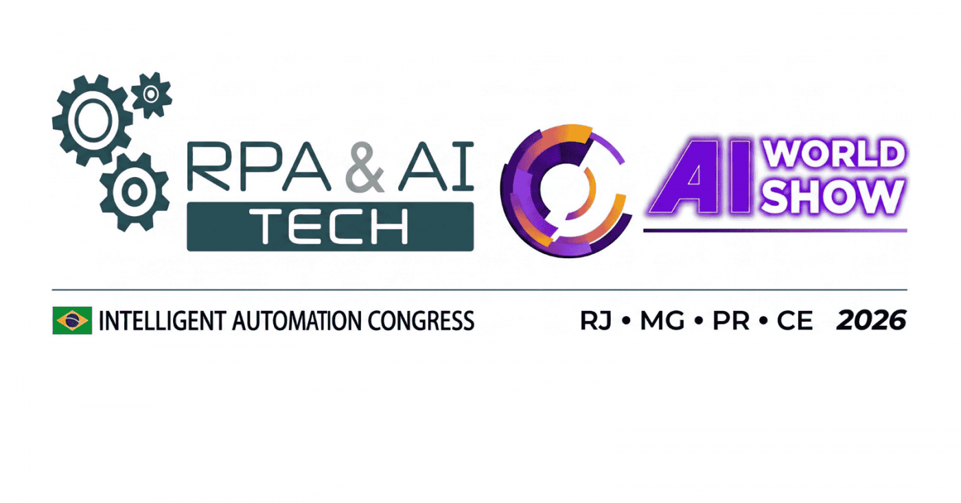 Imagem oficial do evento RPA e AI TECH + AI WORLD SHOW RJ 2026